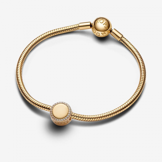 Pandora Graveerbare Sprankelende Knoopbedel 768747C01 - 55550