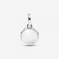 Pandora Turkooiskleurige Graveerbare Mini Medaillonbedel 793388C01 - 55557