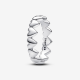 Pandora Rij Harten Ring Maat 17 (54) - 55560