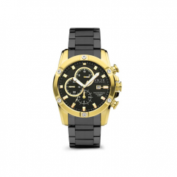 VNDX Amsterdam Young Rebel Big Boy Staal Zwart Goud MD33047-B1 - 55600