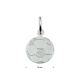 zilveren hanger voetbal - 55624