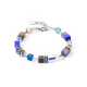 GeoCUBE® Iconic Precious bracelet blue-brown - 55646
