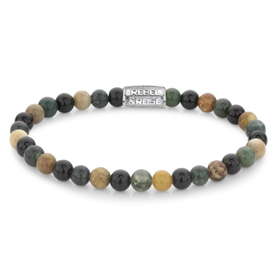 Rebel and Rose armband Autumn Storm Unisex  Armband  Kralen  Mix  6mm - 55655
