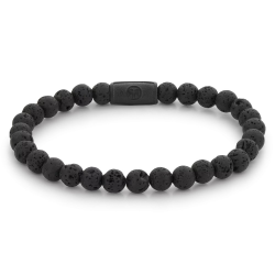 Rebel & Rose Armband Black Moon - All-Black - 55665