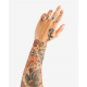 Buddha to Buddha  J175 Armband Katja Mini Zilver 18CM - 55682