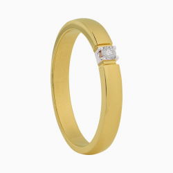 Ring 14krt ring 1x0.03crt tw-vs/si - 55692