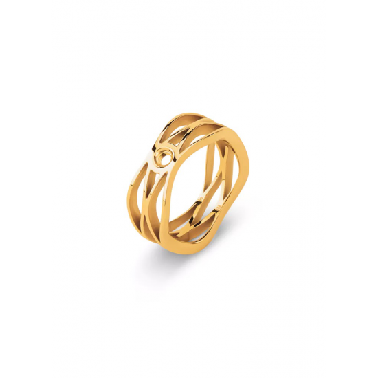 Melano Twisted Trisha Ring Goudkleurig MAAT 17 - 55722