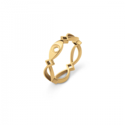 Melano Twisted Trix Ring maat 17 - 55724