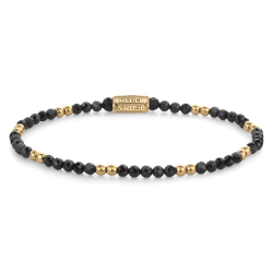 Rebel and Rose Black & Gold Glam Rocks - 55730