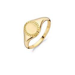 Blush Ring Zegelring Geelgoud 1205YGO MAAT 16,5 - 55773