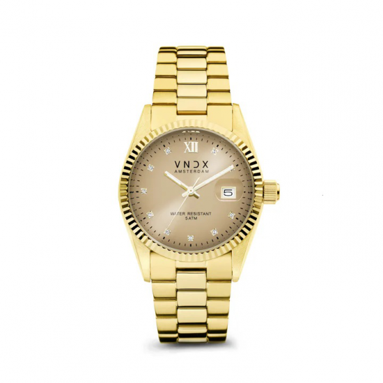 VNDX HORLOGE Dare Devil Medium Goud Beige - 55825