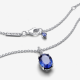 Pandora Sprankelende Statement Stralenkrans Ketting met Hanger 45cm - 55922