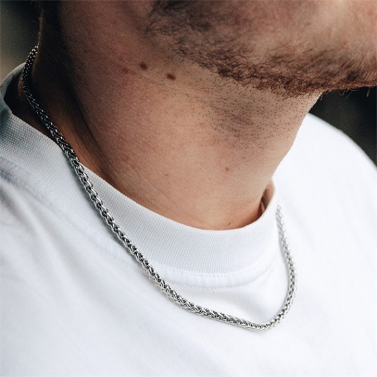 iXXXi MEN NECKLACE ROUND CHAIN MAAT 50cm - 55923