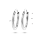 Zilveren oorringen 1,8 mm ronde buis - 55965
