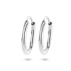 Zilveren oorringen 1,8 mm ronde buis - 55965