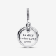 Pandora Dubbele hangende glow-in-the-dark bedel met stamboom en lemniscaat793599C01 - 55975