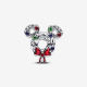 Pandora Disney-bedel met Mickey Mouse en kerstkrans 793531C01 - 55980