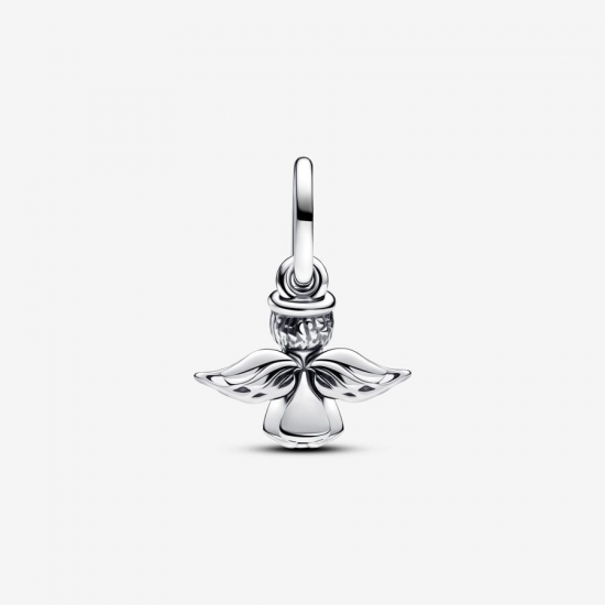 Pandora Sprankelende hangende bedel met engel 793598C01 - 55981
