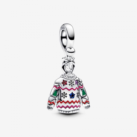 Pandora Hangende bedel met kersttrui 793596C01 - 55982