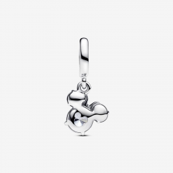 Pandora Dubbele hangende bedel met silhouet van Disney's Minnie Mouse 793533C01 - 55983