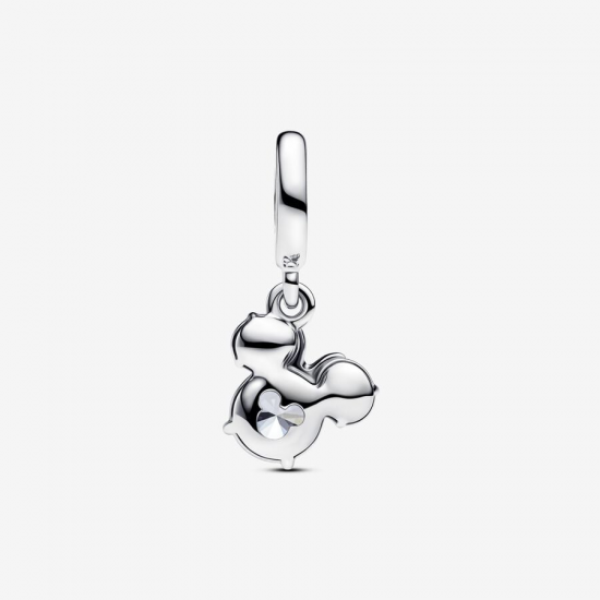 Pandora Dubbele hangende bedel met silhouet van Disney's Minnie Mouse 793533C01 - 55983