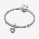 Pandora Dubbele hangende bedel met silhouet van Disney's Minnie Mouse 793533C01 - 55983