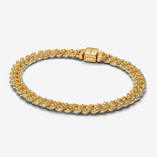 Pandora Armband met Cubaanse schakel en pavé MAAT 18 563008C01-18 - 55996