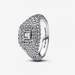 Pandora Cocktailring met vierkant van pavé MAAT 17 193556C01-54 - 56018
