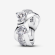 Pandora Sprankelende ring met strik en vervlochten banden MAAT 18 193553C01-56 - 56020