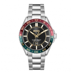 BOSS HORLOGERUNNER 3H - 43mm - Edelstaalstaal - 56064