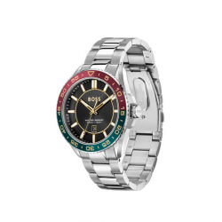 BOSS HORLOGERUNNER 3H - 43mm - Edelstaalstaal - 56064