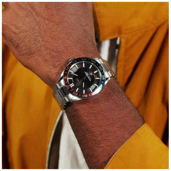 BOSS HORLOGERUNNER 3H - 43mm - Edelstaalstaal - 56064