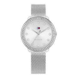 Tommy Hilfiger DEMI Dames Horloge 33MM Zilverkleurig TH1782698 - 56074