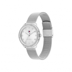 Tommy Hilfiger DEMI Dames Horloge 33MM Zilverkleurig TH1782698 - 56074