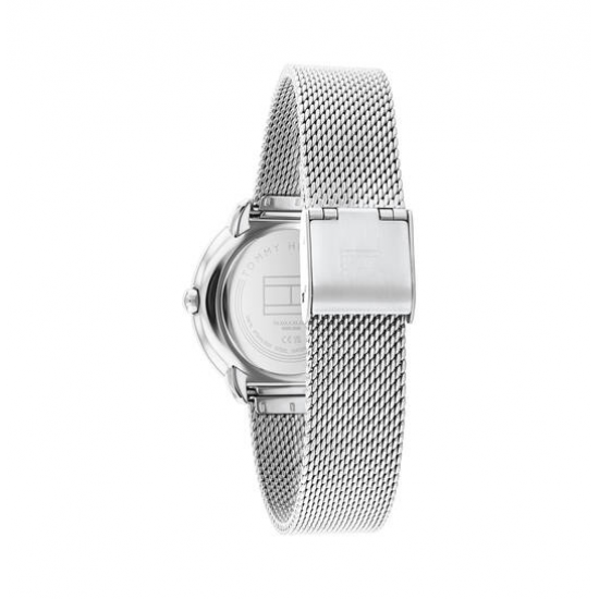 Tommy Hilfiger DEMI Dames Horloge 33MM Zilverkleurig TH1782698 - 56074