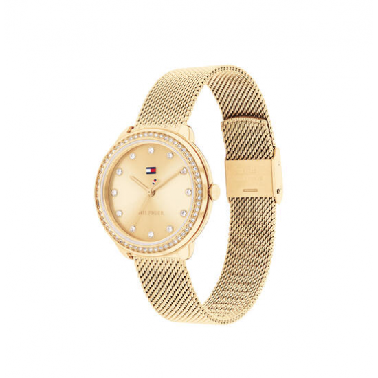 Tommy Hilfiger Dames Horloge Demi 33mm Goudkleurig TH1782699 - 56075