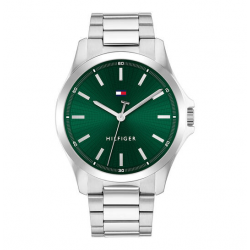 Tommy Hilfiger horloge BRUCE 43MM Zilverkleurig - 56077