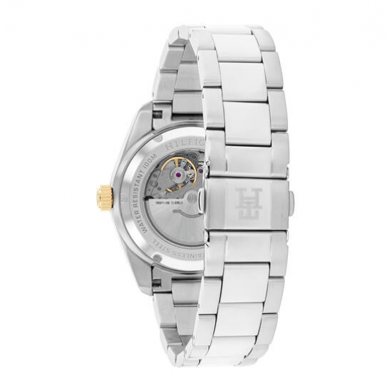 Tommy Hilfiger horloge TH85 AUTO 40MM Zilverkleurig - 56083