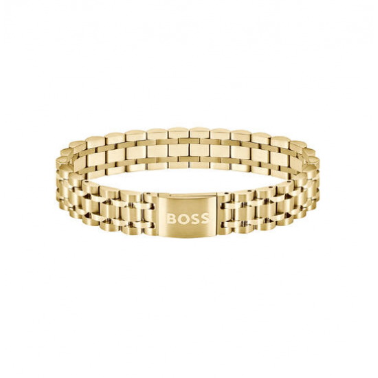 BOSS Schakelarmband Staal 19cm GOUDKLEURIG - 56092