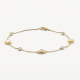 Blush Armband 2252YMQ 14k Geelgoud met Doublette van Mother of Pearl met Rock Crystal en Zirkonia MAAT 16,5-18CM - 56098