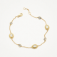 Blush Armband 2252YMQ 14k Geelgoud met Doublette van Mother of Pearl met Rock Crystal en Zirkonia MAAT 16,5-18CM - 56098