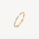 Blush Ring 1260YZI 14k Geelgoud met Zirkonia MAAT 17 - 56103