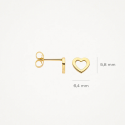 Blush Oorknoppen 7360YGO 14k Geelgoud - 56108