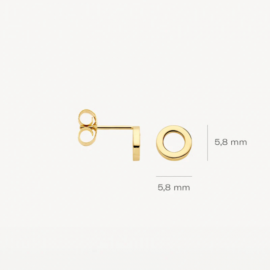 Blush Oorknoppen 7361YGO 14k Geelgoud 5,8mm - 56109