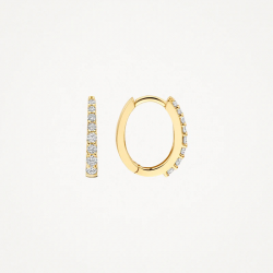Blush Oorringen 7341YZI 14k Geelgoud met Zirkonia 13,7mm - 56113