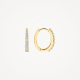 Blush Oorringen 7341YZI 14k Geelgoud met Zirkonia 13,7mm - 56113