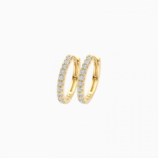 Blush Lab Diamonds Oorringen LG7012Y 14k Geelgoud 14,2mm - 56115