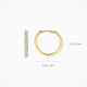 Blush Lab Diamonds Oorringen LG7012Y 14k Geelgoud 14,2mm - 56115