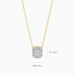 Blush Lab Diamonds Collier LG3009Y 14k Geelgoud MAAT 42CM - 56119