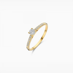 Blush Lab Diamonds Ring LG1017Y 14k Geelgoud MAAT 17 - 56120